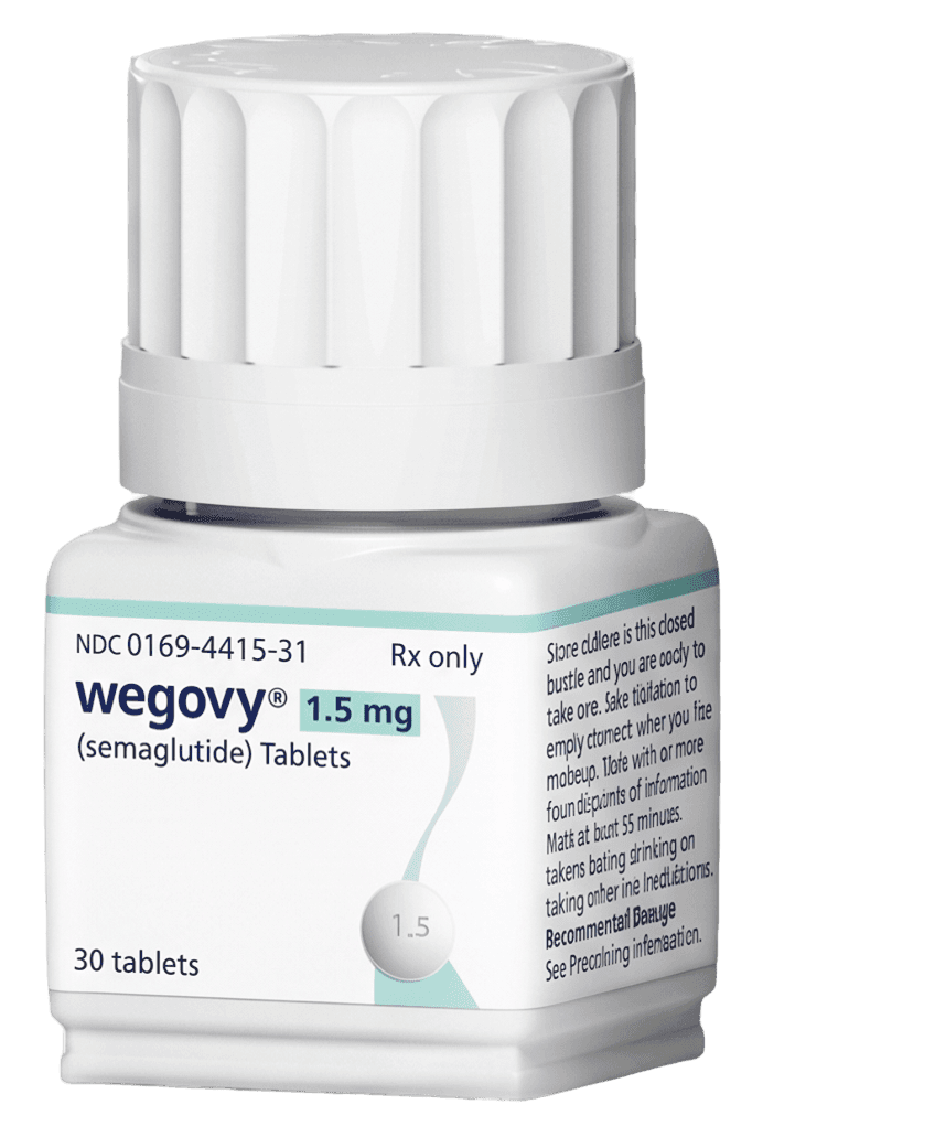 Wegovy 1.5mg oral semaglutide tablet pack
