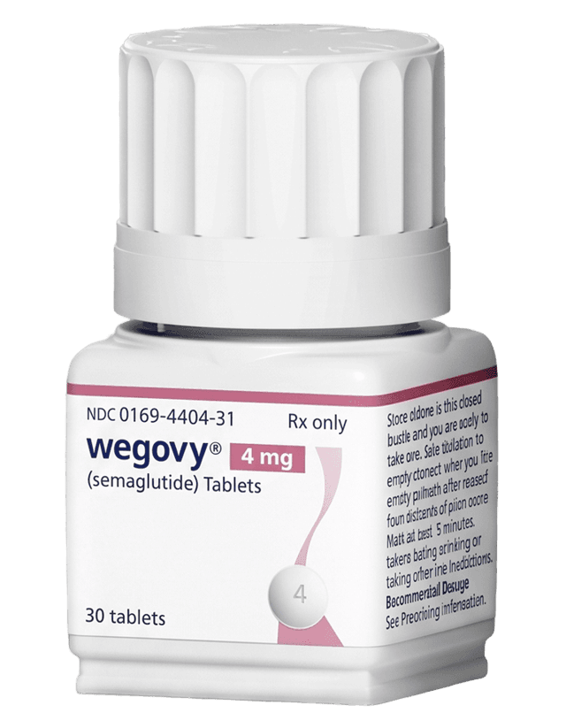 Wegovy 4mg oral semaglutide tablet pack