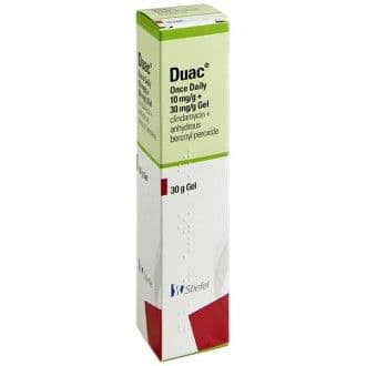 Duac in packaging on a white background